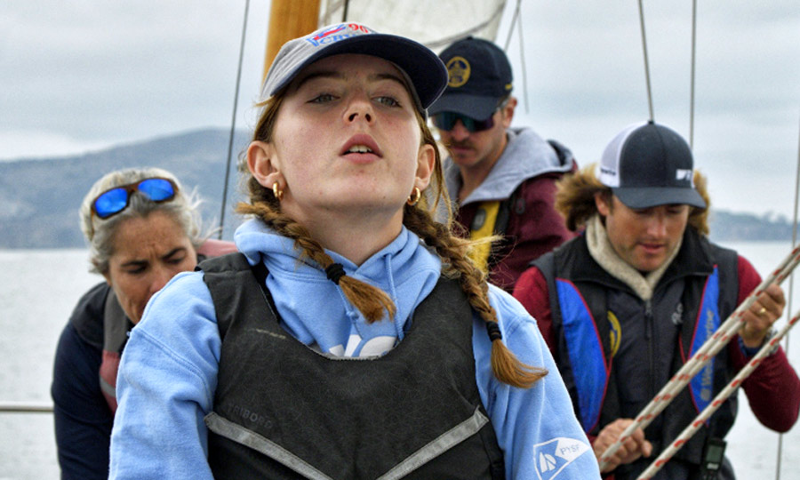 Rolex big boat series 2023 Saturday Peninsula Youth Sailing Foundation director Molly O'Bryan Vandemoer